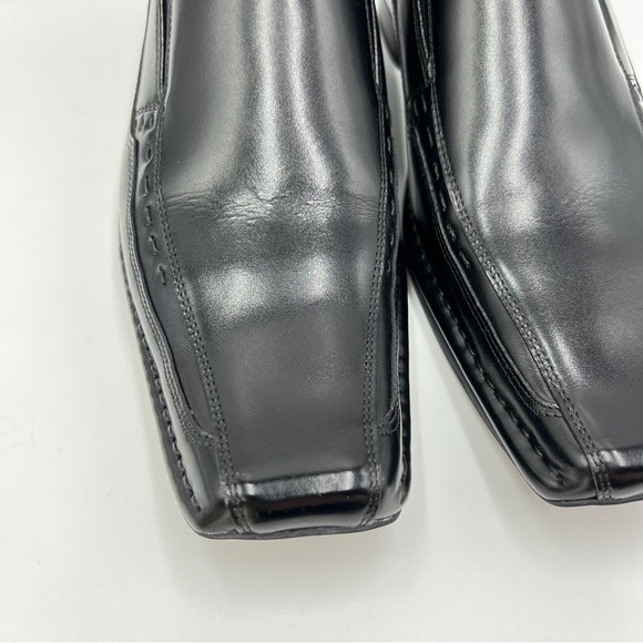 Stacy Adams Men Size 7.5 Templin Black Leather Bike Snip Toe Loafers Dress Shoes main image 12